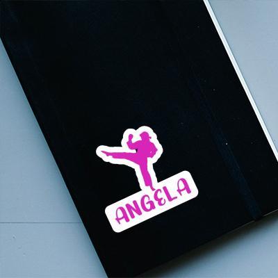 Aufkleber Angela Karateka Laptop Image