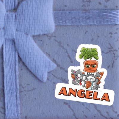 Aufkleber Angela Monster-Karotte Notebook Image