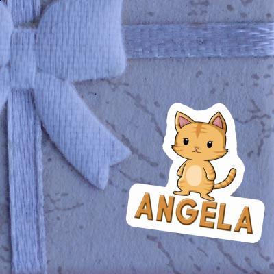 Sticker Angela Cat Laptop Image