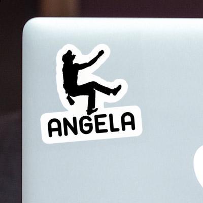 Grimpeur Autocollant Angela Laptop Image
