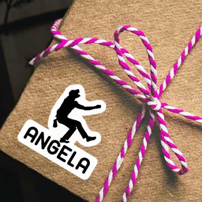 Sticker Climber Angela Notebook Image