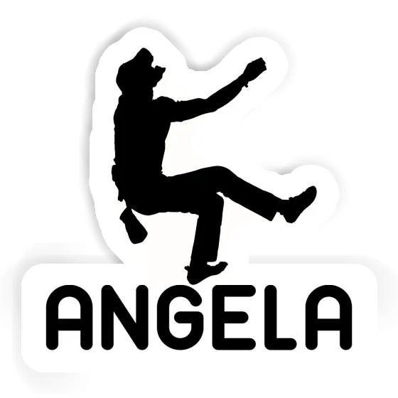 Kletterer Sticker Angela Notebook Image