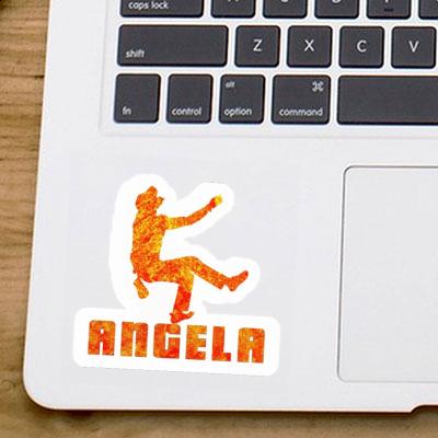 Angela Sticker Climber Laptop Image