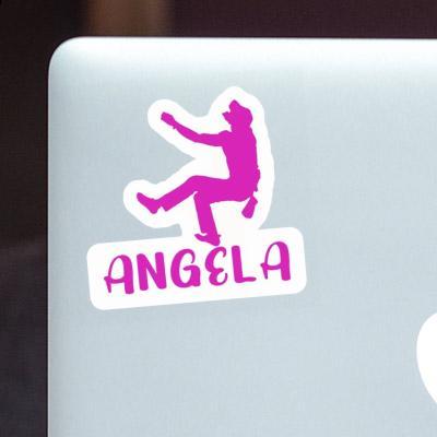Angela Autocollant Grimpeur Laptop Image