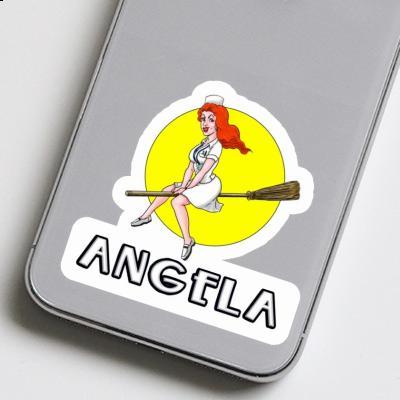 Sticker Angela Krankenschester Gift package Image