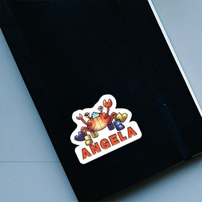 Sticker Angela Crab Laptop Image