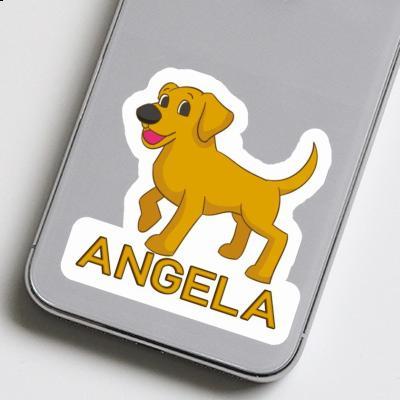 Sticker Angela Labrador Gift package Image