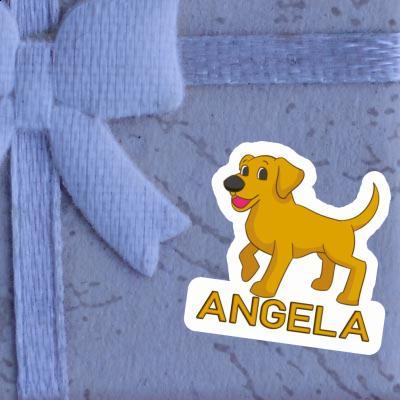 Angela Sticker Labrador Gift package Image
