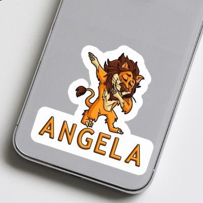 Angela Autocollant Lion Gift package Image