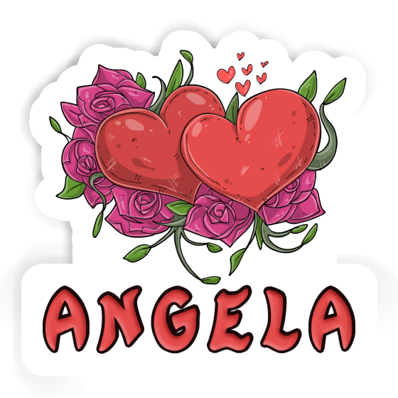 Aufkleber Liebessymbol Angela Notebook Image