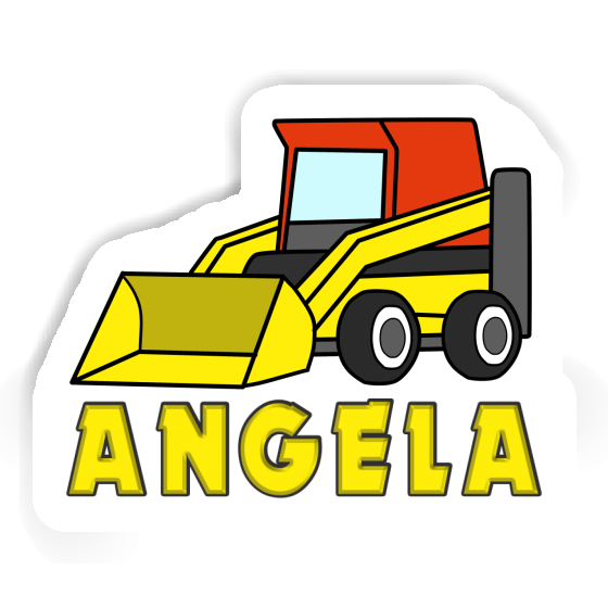 Sticker Angela Low Loader Notebook Image
