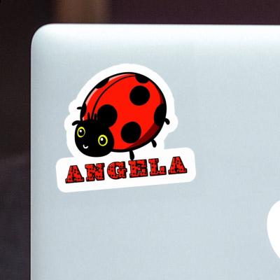 Angela Aufkleber Marienkäfer Laptop Image