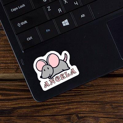 Sticker Mouse Angela Laptop Image