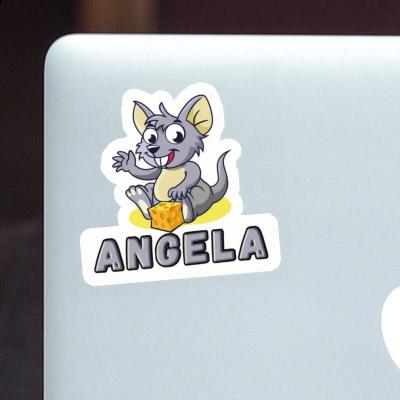 Angela Autocollant Souris Laptop Image