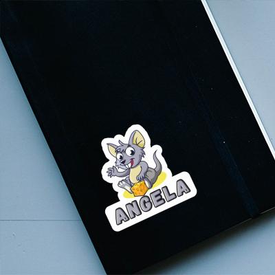 Aufkleber Angela Maus Laptop Image