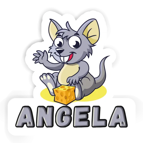 Aufkleber Angela Maus Image