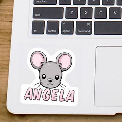 Angela Sticker Mousehead Notebook Image