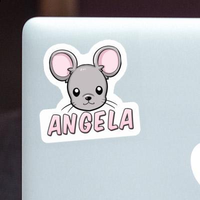 Angela Sticker Mousehead Laptop Image