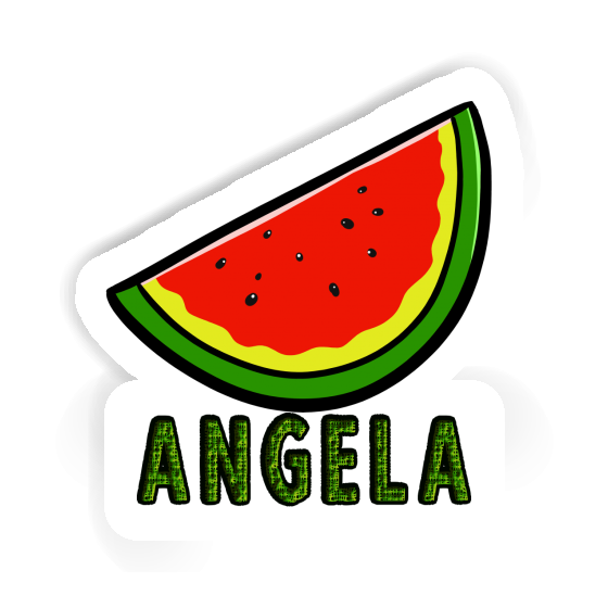 Sticker Angela Wassermelone Laptop Image