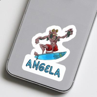 Wellenreiter Sticker Angela Notebook Image