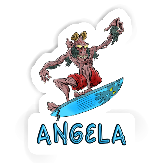Angela Autocollant Surfeur Image