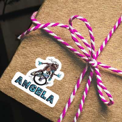 Biker Aufkleber Angela Notebook Image