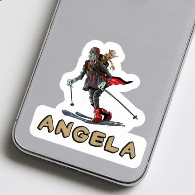 Aufkleber Angela Telemarker Laptop Image