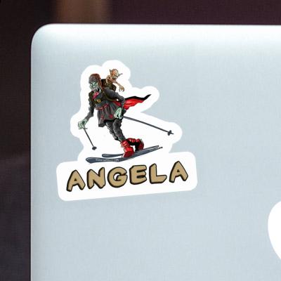 Sticker Telemarker Angela Laptop Image