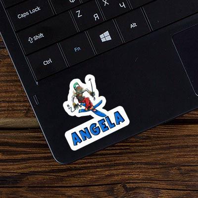 Sticker Angela Freerider Laptop Image