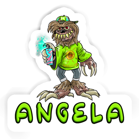 Angela Sticker Sprayer Notebook Image