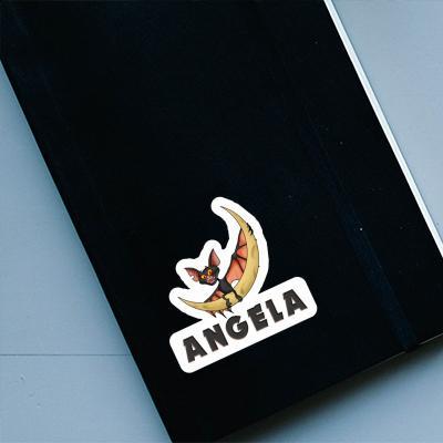 Aufkleber Angela Fledermaus Notebook Image