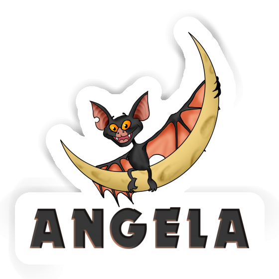 Aufkleber Angela Fledermaus Laptop Image