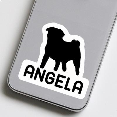 Aufkleber Angela Mops Gift package Image