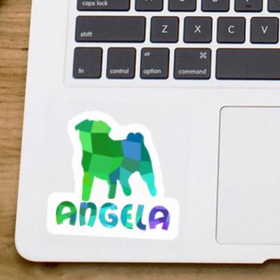 Sticker Pug Angela Gift package Image