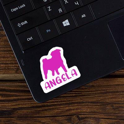 Sticker Angela Mops Laptop Image