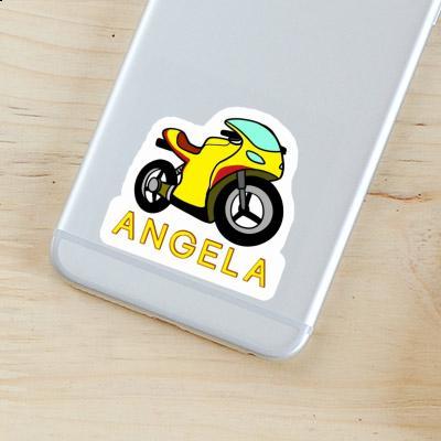 Sticker Motorcycle Angela Notebook Image