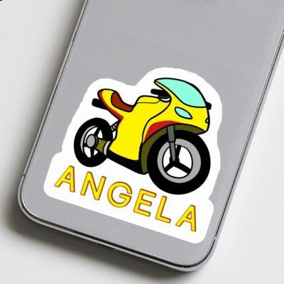 Angela Sticker Motorrad Laptop Image