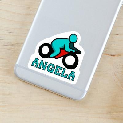 Sticker Angela Motorradfahrer Gift package Image