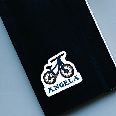 Mountain Bike Sticker Angela Notebook Image