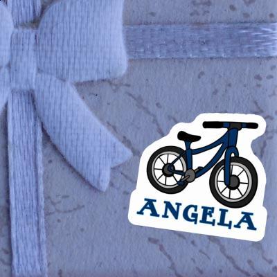 Mountain Bike Sticker Angela Notebook Image