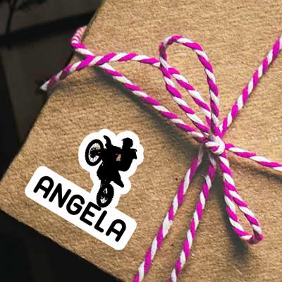 Motocross-Fahrer Aufkleber Angela Gift package Image