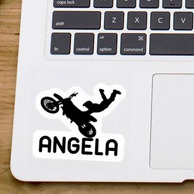 Autocollant Motocrossiste Angela Gift package Image