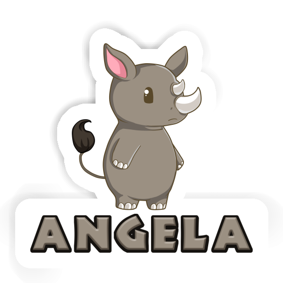 Sticker Rhino Angela Gift package Image