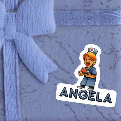 Autocollant Angela Infirmière Gift package Image