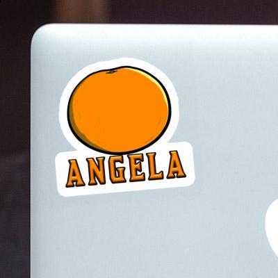 Angela Sticker Orange Image
