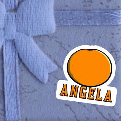 Autocollant Angela Orange Image