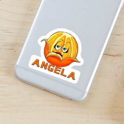Autocollant Orange Angela Gift package Image