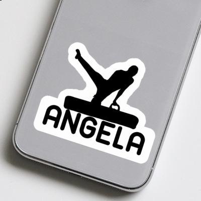 Sticker Angela Gymnast Laptop Image