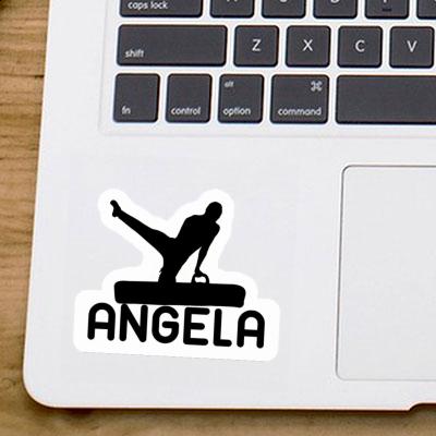 Sticker Angela Gymnast Laptop Image