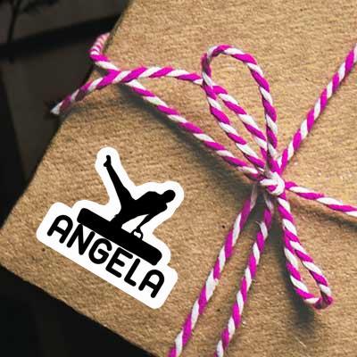 Sticker Angela Gymnast Image